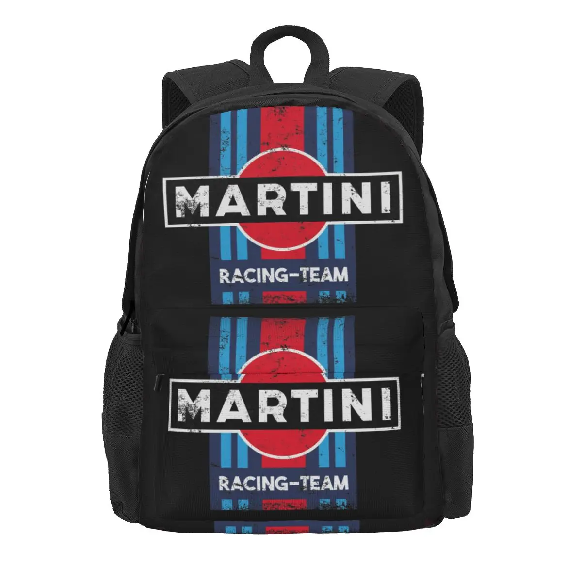 Martini Racing Team Backpacks Boys Girls Bookbag Children School Bags Cartoon Kids Rucksack Shoulder Bag Large Capacity