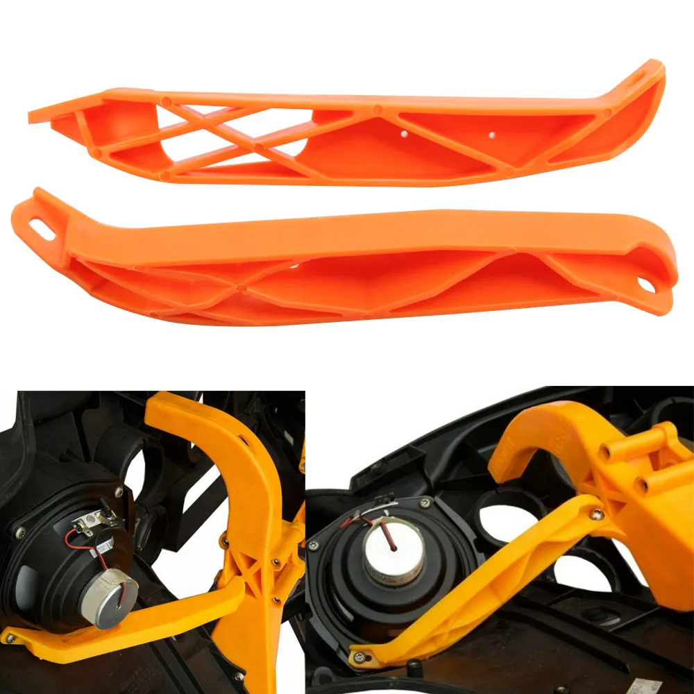 Motorcycle Inner Fairing Batwing Support  Orange Speaker Brackets  Accessories Fits For Harley Touring 1996-2013