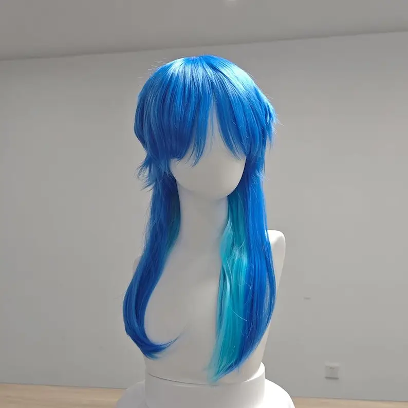 Aoba Hazen – perruque de jeu de rôle en Fiber synthétique, perruque de personnage d'anime, idéale pour les événements de cosplay