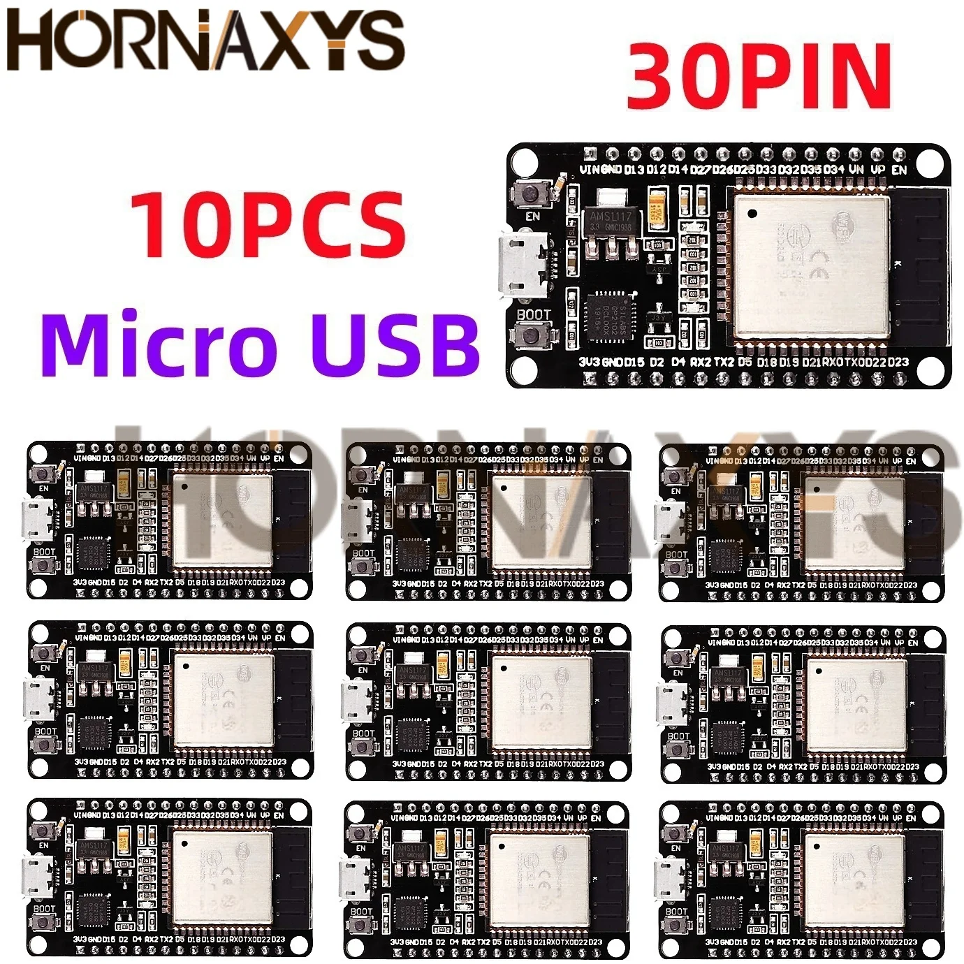 1-10 SZT./32 Płytka Rozwojowa WiFi+Bluetooth Ultra-Niskie Zużycie Energii Dwurdzeniowy 32S 32 Podobna do ESP32 — zdjęcie produktu 6