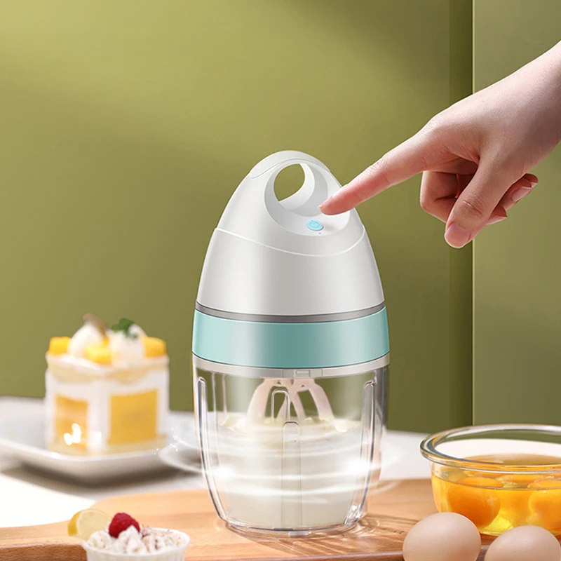 900ML Electric Milk Frother Machine Household Food Mixer Kitchen Baking Cream Blender Egg Beater Strike Mixer Portable Blender