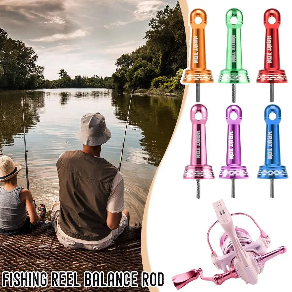 Metal Reel Stand Balance Lightweight Fishing Wheel Stabilizer Bar Portable Wear-Resistant Outdoor Tackle Accessories