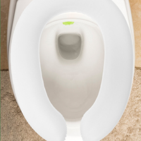 Toilet Auxiliary Ladder Kids Toilet Seat Cushion Soft Pad PU Material Baby Training Potty Travel Accessories Toddler Comfortable