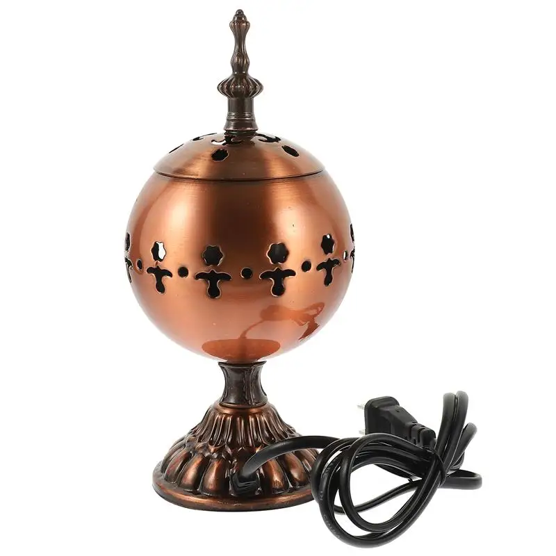 

Electric Incense Burner Stove Home Decor Middle Eastern Censer US Bedroom Living Room Office Portable