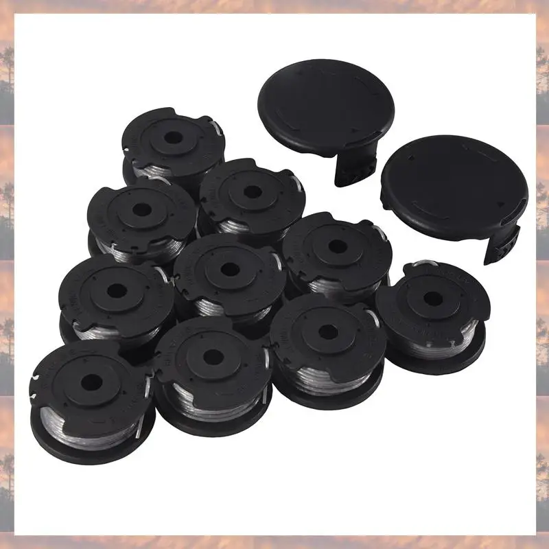 

2025 Trend F016800385 Replacement Auto Feed Spool Line String Trimmer Lawn Mower Thread Spool For Easygrasscut(10Spool+2Ca