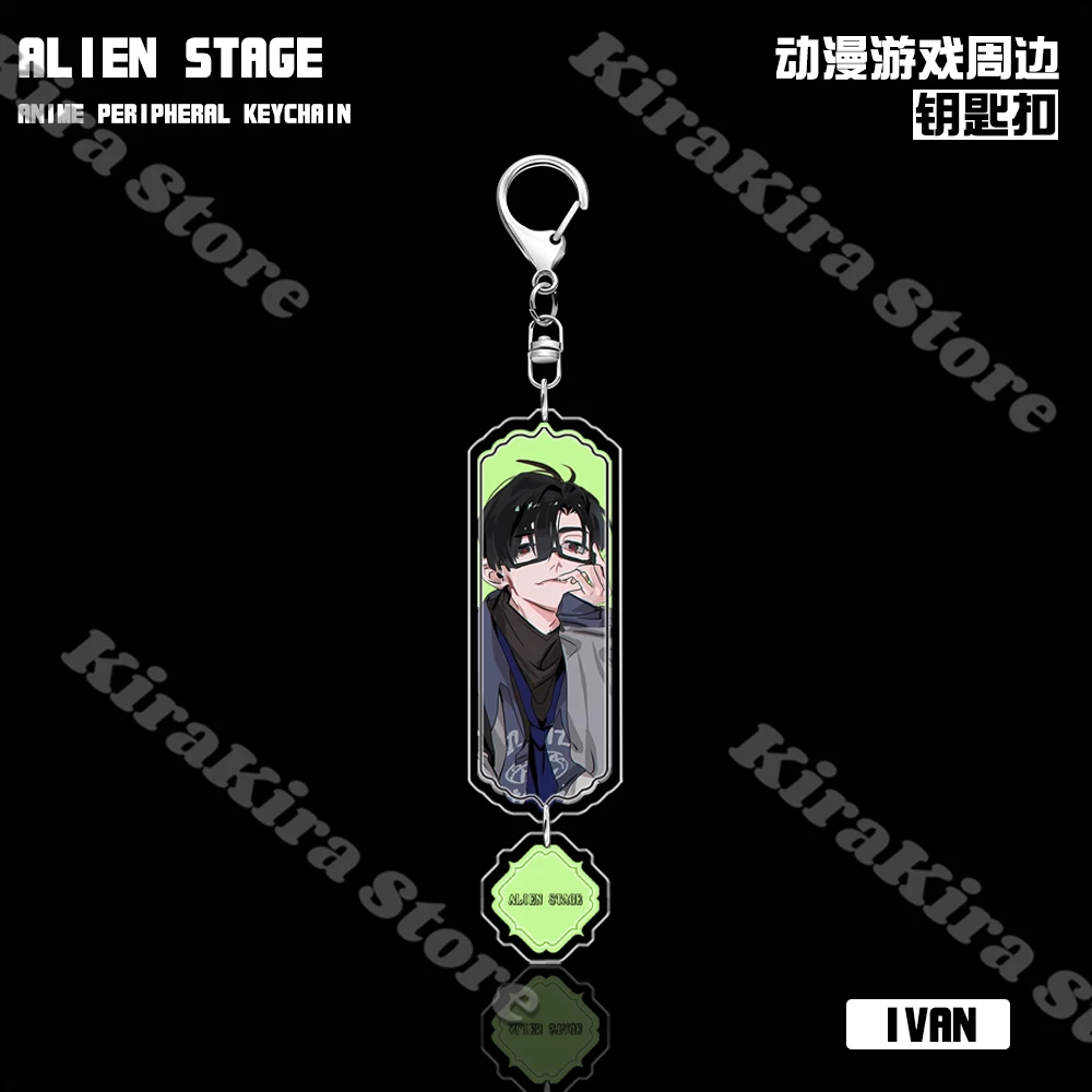 Ivan Till Alien Stage Anime Acrylic Keyring Cosplay Pendant Keychain Hanging Accessory Bags Ornaments Hangings Drop Collection