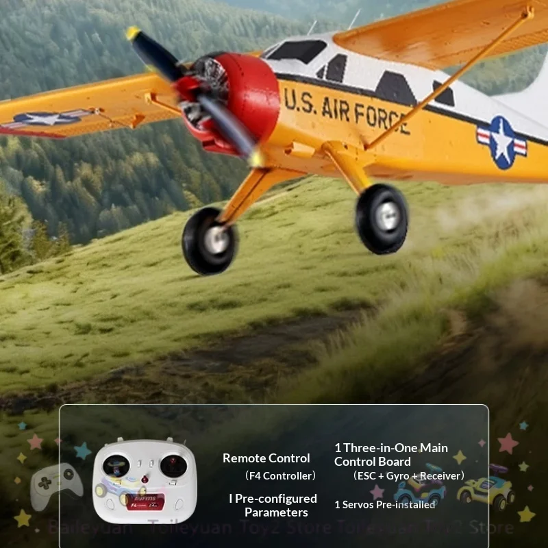 New In Stock FMS 800mm Wingspan Beaver RC Airplane RTF Fixed Wing Electric Remote Control Plane For Beginner Outdoor Flight