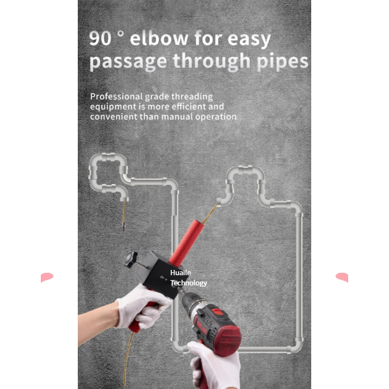 Factory Direct Sale Industrial & DIY Grade  Electrical Wire Electric Automatic Cable Pulling Machine Power Pipe Threader