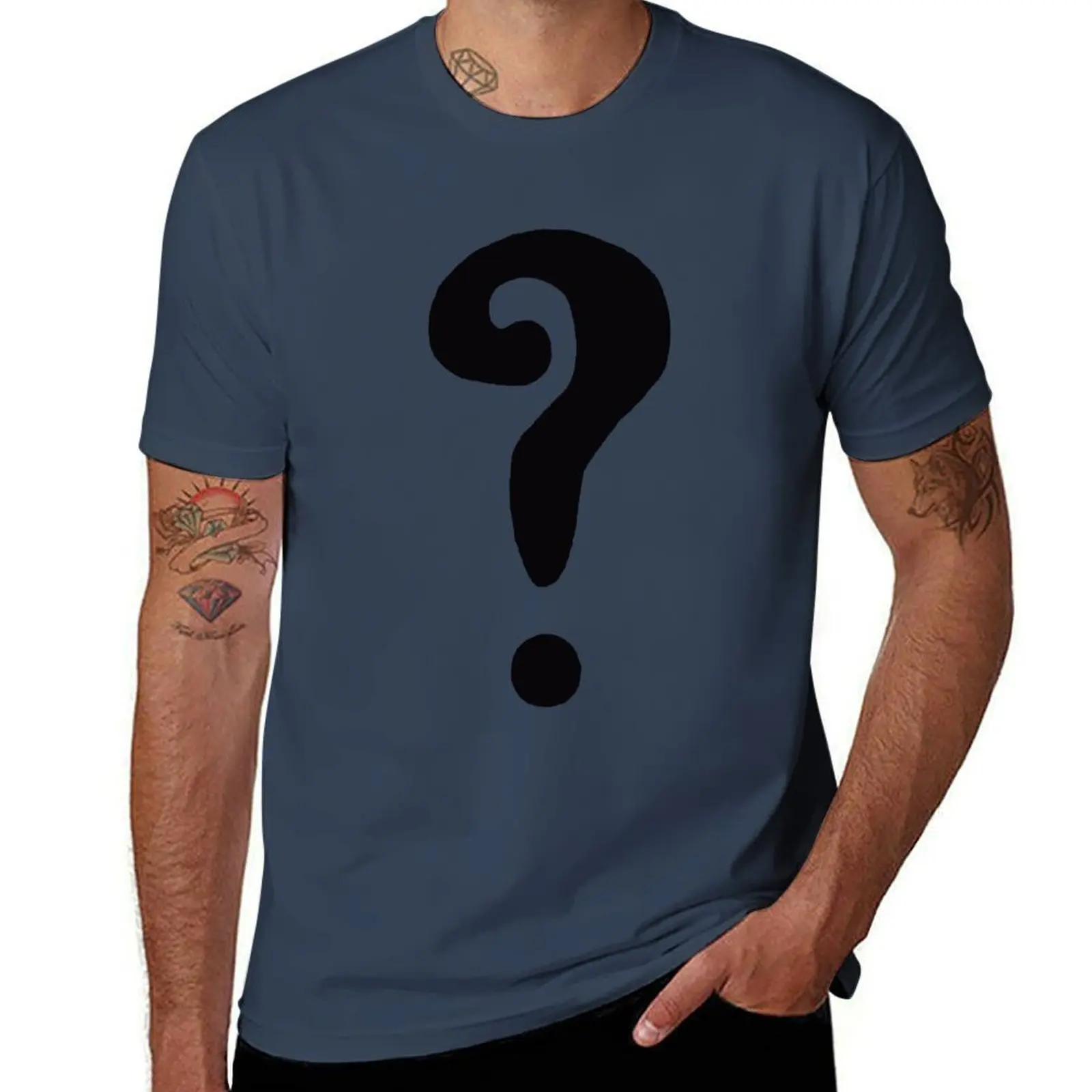 

The Riddler question mark T-Shirt man t shirts high quality luxury brand t shirts designer t shirts cotton 100% T-Shirt