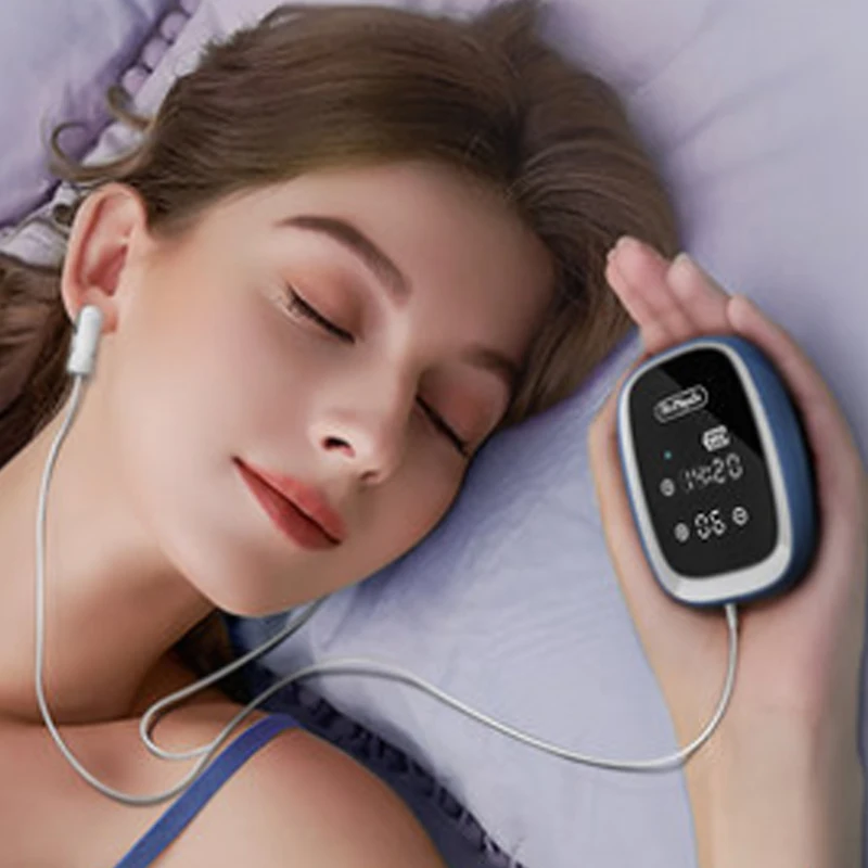 Bedroom Adults Hand-held Micro-current Sleep Aid Device Intelligent Relieve Anxiety Depression Fast Sleep Instrument Portable