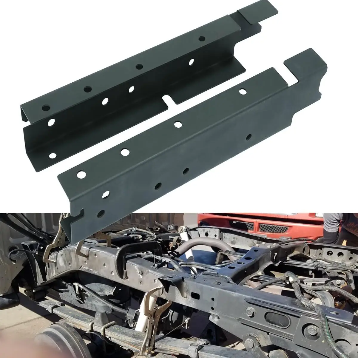 

2x Ремкомплект ржавчины задней рамы для Tacoma 2005-2015 гг., двойная кабина/кабина доступа/автоматическая кабина