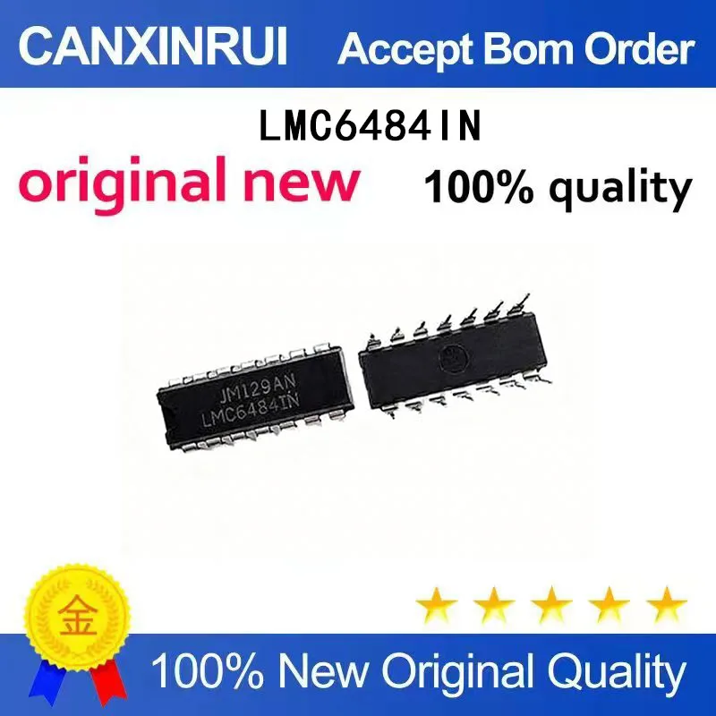 

(5-100 Pieces) Brand new LMC6484IN LMC6484 operational amplifier chip package DIP8 spot chip IC