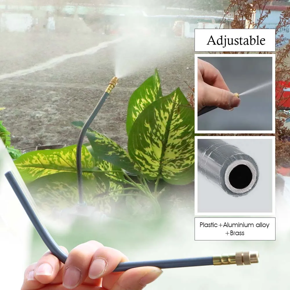 طقم مؤقت ري حديقة زيجبي USB 360 °   فوهة رش نحاسية قابلة للتعديل بدوران مرن، نظام التحكم عن بعد في الري #4