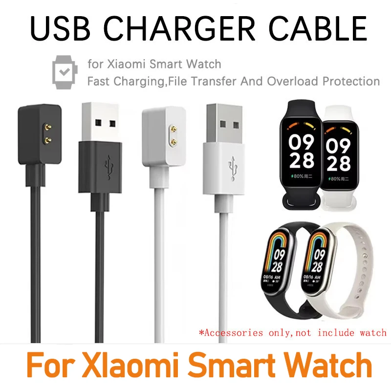 Magnetic Fast Charger For XIaomi Smart Watch Redmi Watch 5 4 ,Watch5 Active/Lite, Mi band 8 9 Universal USB Safe Charging Cable