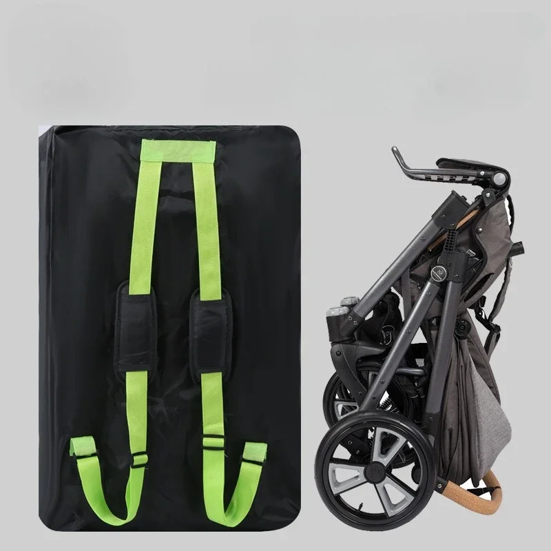 Kinderwagen-Reisetasche für das Check-in am Flughafentor, Regenschutz, Organizer für den Sicherheitssitz, Reise-Kinderwagen-Staubschutz mit Schultergurt – Detail 9