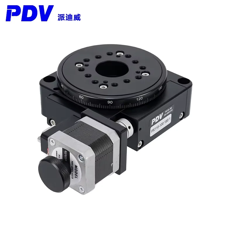 PDV NEW PX110-100  Motorized Rotation Stages , Motorized Rotation Stage,Electric Rotating Platform, High Percision linear Stage