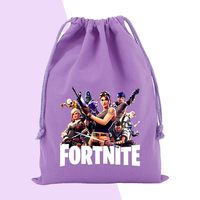 Fortnites Drawstring Gift Bag Cosmetic Bag Fortress Night Portable Storage Organize Bag Fabric Draw Pocket ToiletryBag Gift New