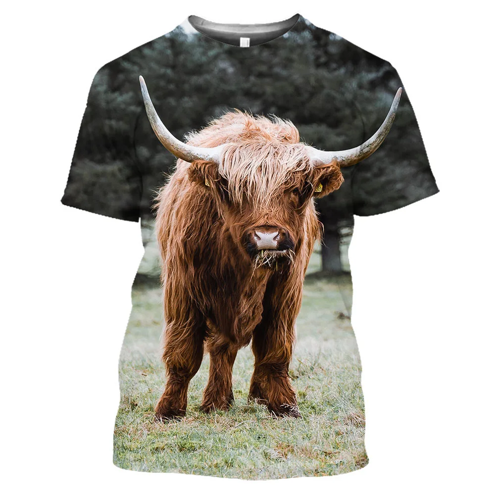 Summer Spanish Bullfight 3D Print T-Shirts Streetwear Men Harajuku Fashion Casual Oversized O-Neck T Shirt Tees Tops