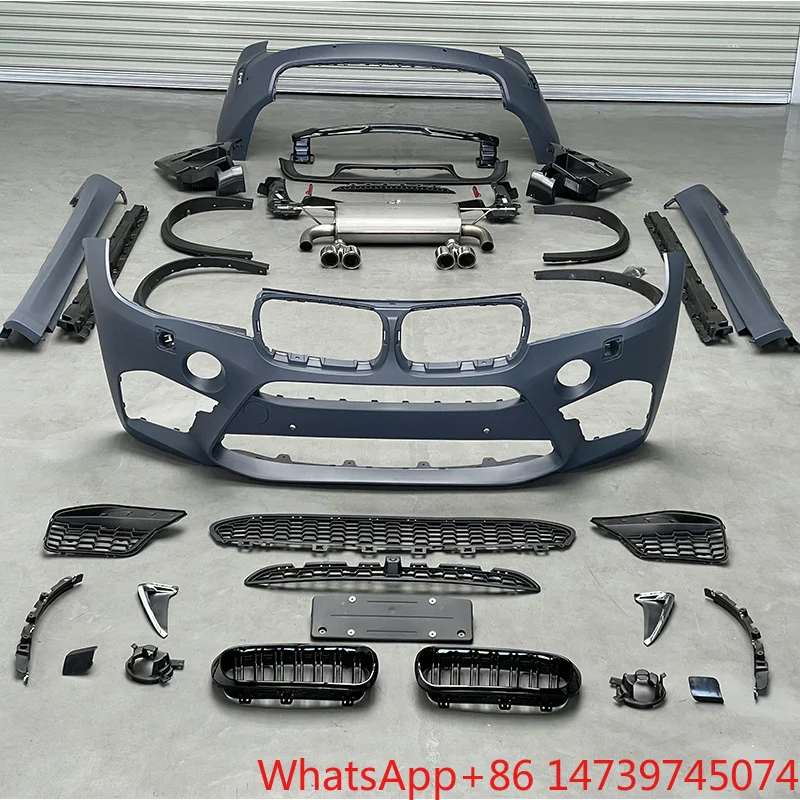 X5 F15 X5M Style Modified Body Kit Front Rear Bumper Fender Grille Exterior Upgrade AccessoriesOld To New Facelift Body Kit
