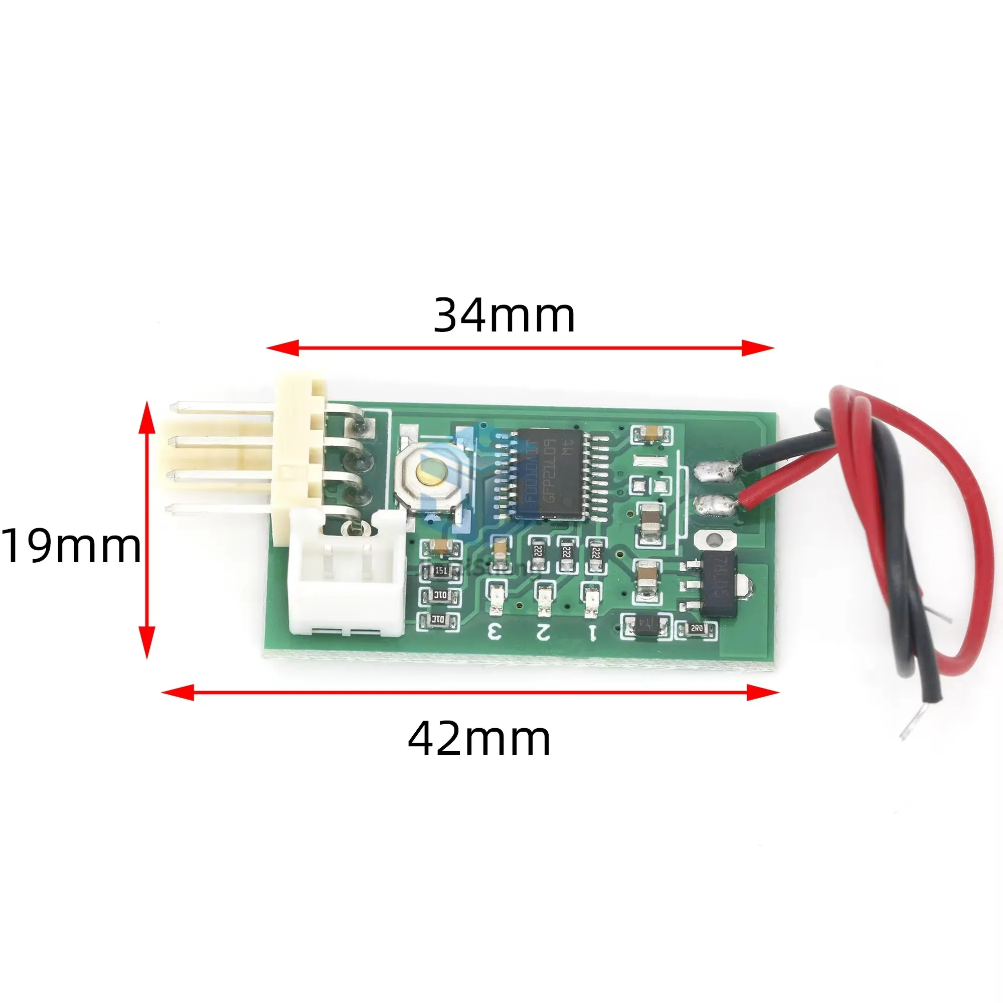 DC 12V regulator prędkości PWM wentylator regulator prędkości 4 drutu komputera przełącznik kontroli temperatury dla PC wentylator do procesora