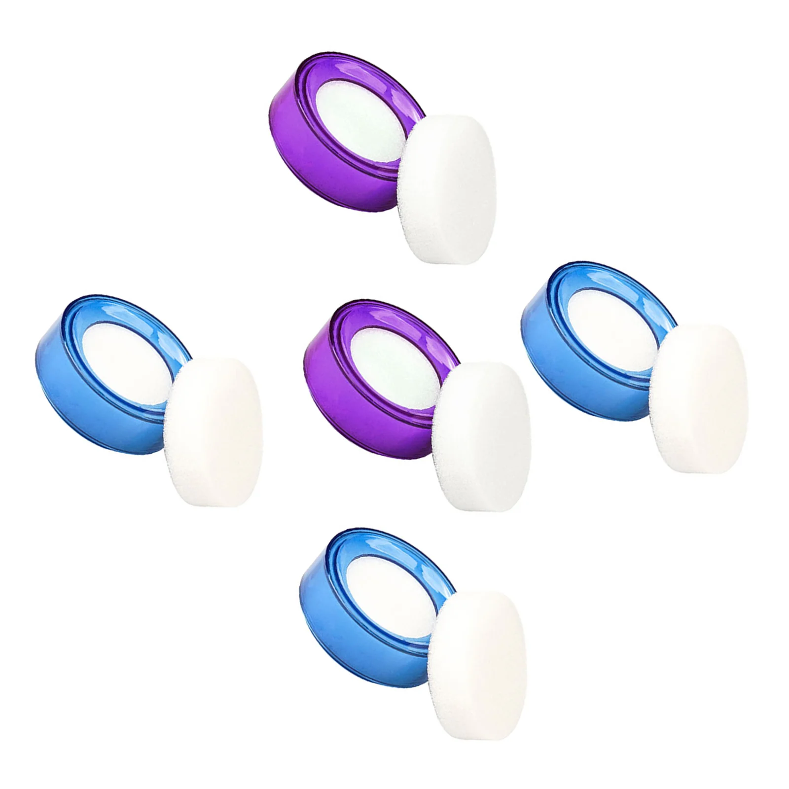 

5pcs Pointing Sponge Boxes Finger Sponges Hand Counting Tools Bank Supplies Cash Counting Hand Moistener Lightweight For