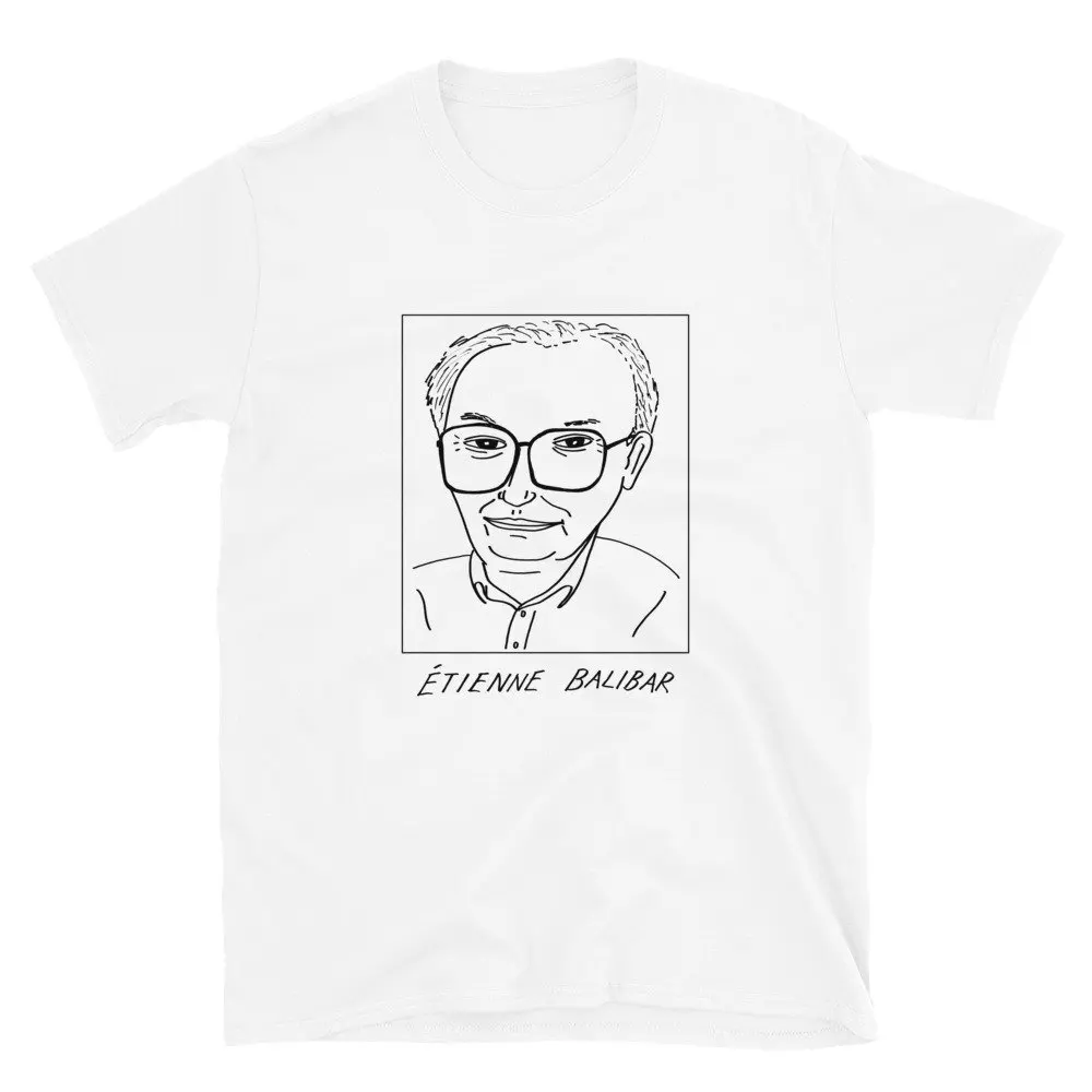 Badly Drawn Authors Etienne Balibar T Shirt FREE Worldwide Delivery