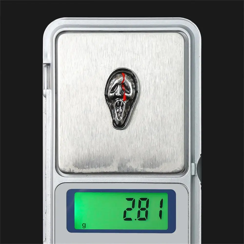 간단한 매니큐어 편안한 해골 안전 섬세한 할로윈 건강 및 미용 실용적인 합금 쥬얼리, 유령 머리 유령 금속