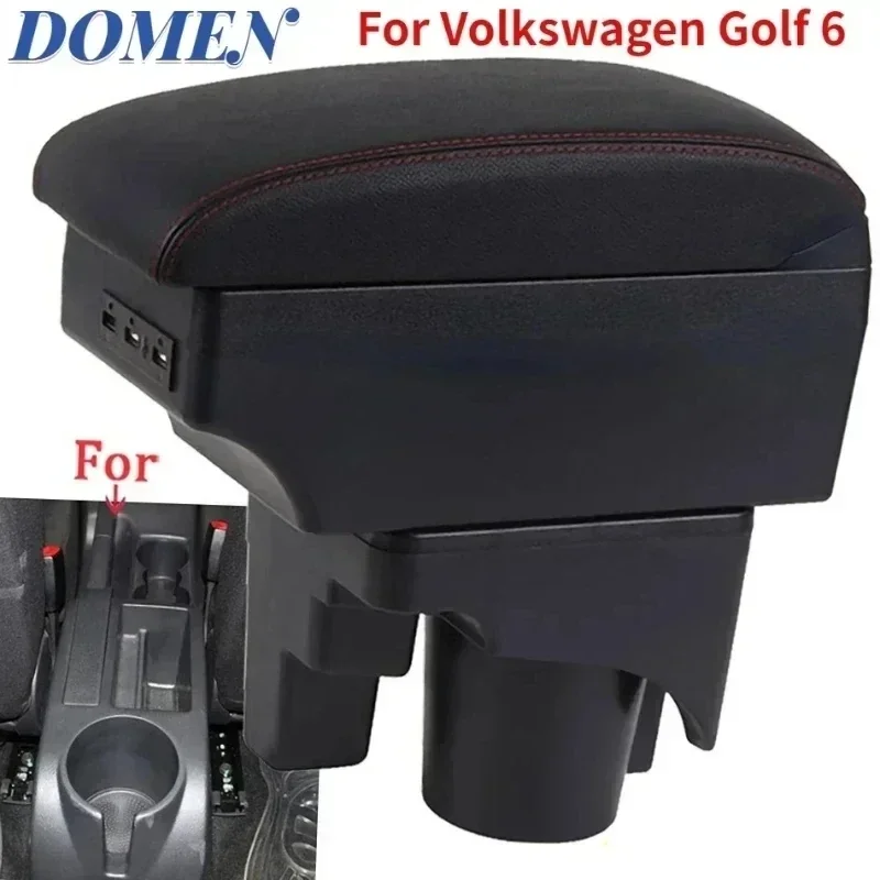 

For Volkswagen Golf 6 Armrest Box For VW Golf 6 Golf 5 Mk6 MK5 Jetta 5 Car Armrest For VW Sagitar Storage Box Interior details