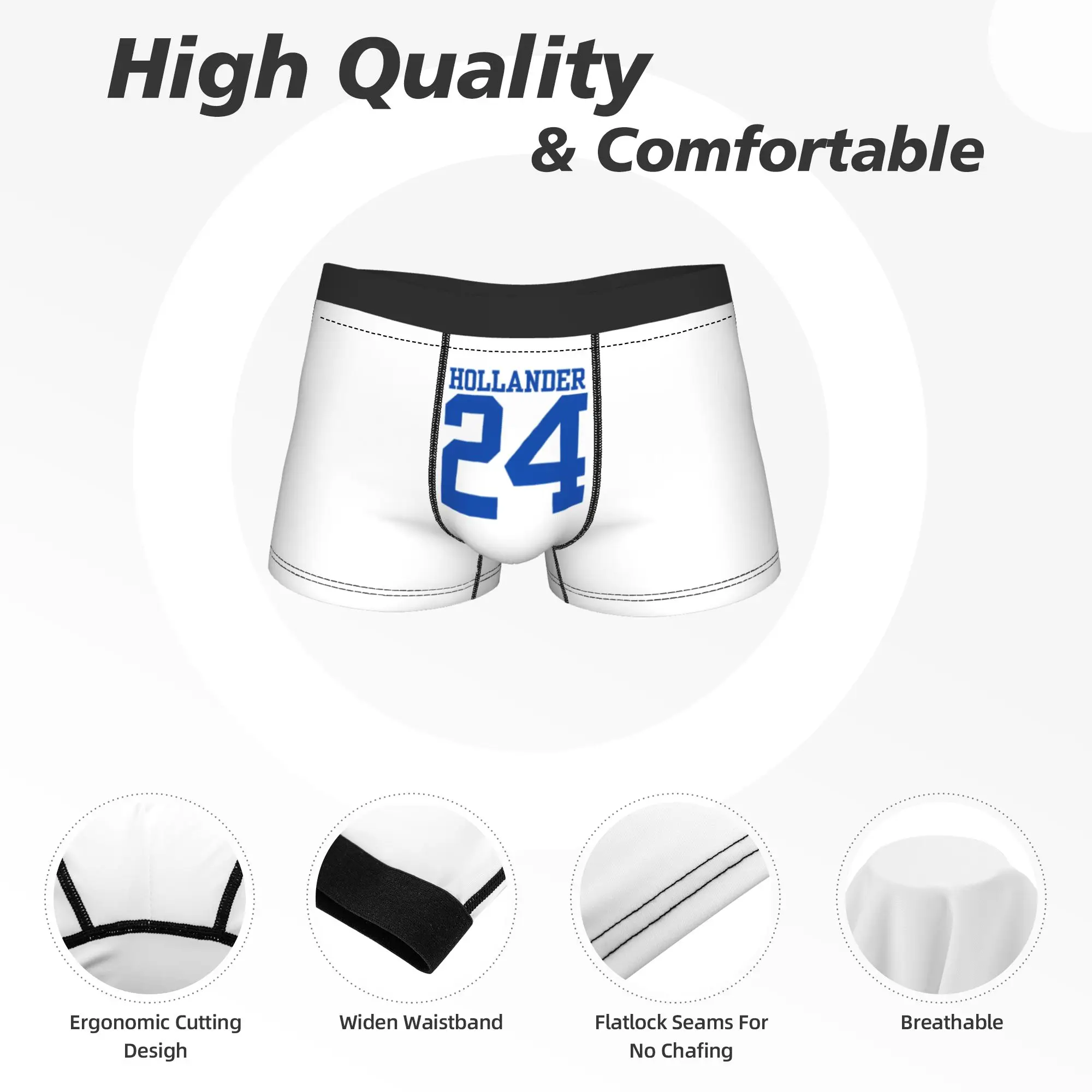 Humor Boxer Shorts Panties Briefs Men Heated Rivalry Number 24 Underwear  Soft Underpants for Homme M-XXL