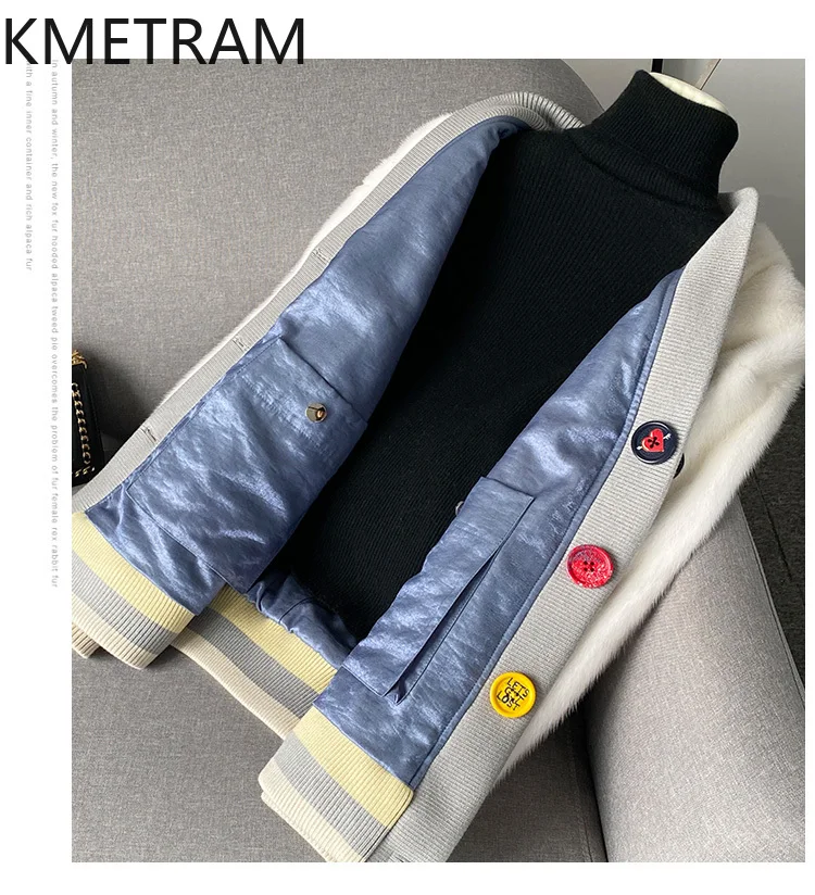 Real Mink Fur Coat Women Cropped New in Outerwears 2024 Winter Clothes Woman Trending Fashion V Neck Fur Jacket куртка с мехом