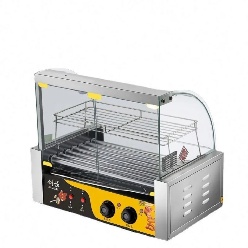 

Desktop Grilled Sausage Electric Heating Tube Commercial/for Home Sausage Hot Dog Rolling Electric Grill Machine