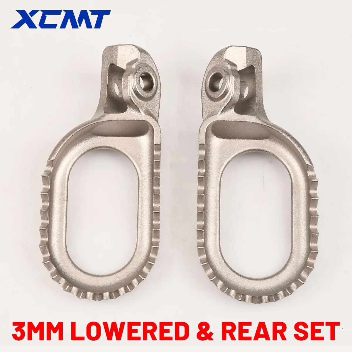 

Motorcycle Lowered 3mm Rear Set Stainless Steel Foot Pegs Foot Rests Pedals For KTM 125-500 EXC EXCF XCW XC XCF SX SXF 2017-2025