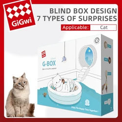 GiGwi Cat Toys Electric Cat Teaser Stick Sound Production Small Bells Sounding Toy Outdoors Interactive Blind Box Pets Supplie