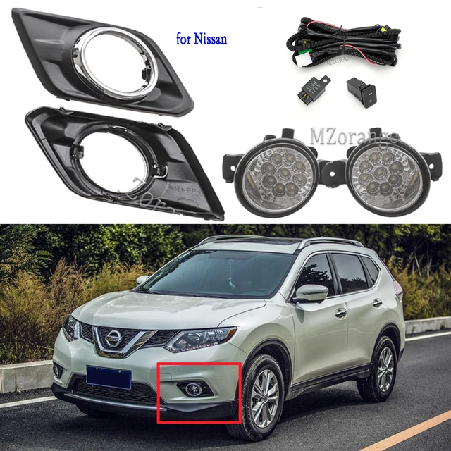 Fog Lights for Nissan X-trail T32 X trail Rogue 2014-2016 Headlight LED Fog  Light Switch Harness Cover Grill Fog Lamp Assembly - AliExpress