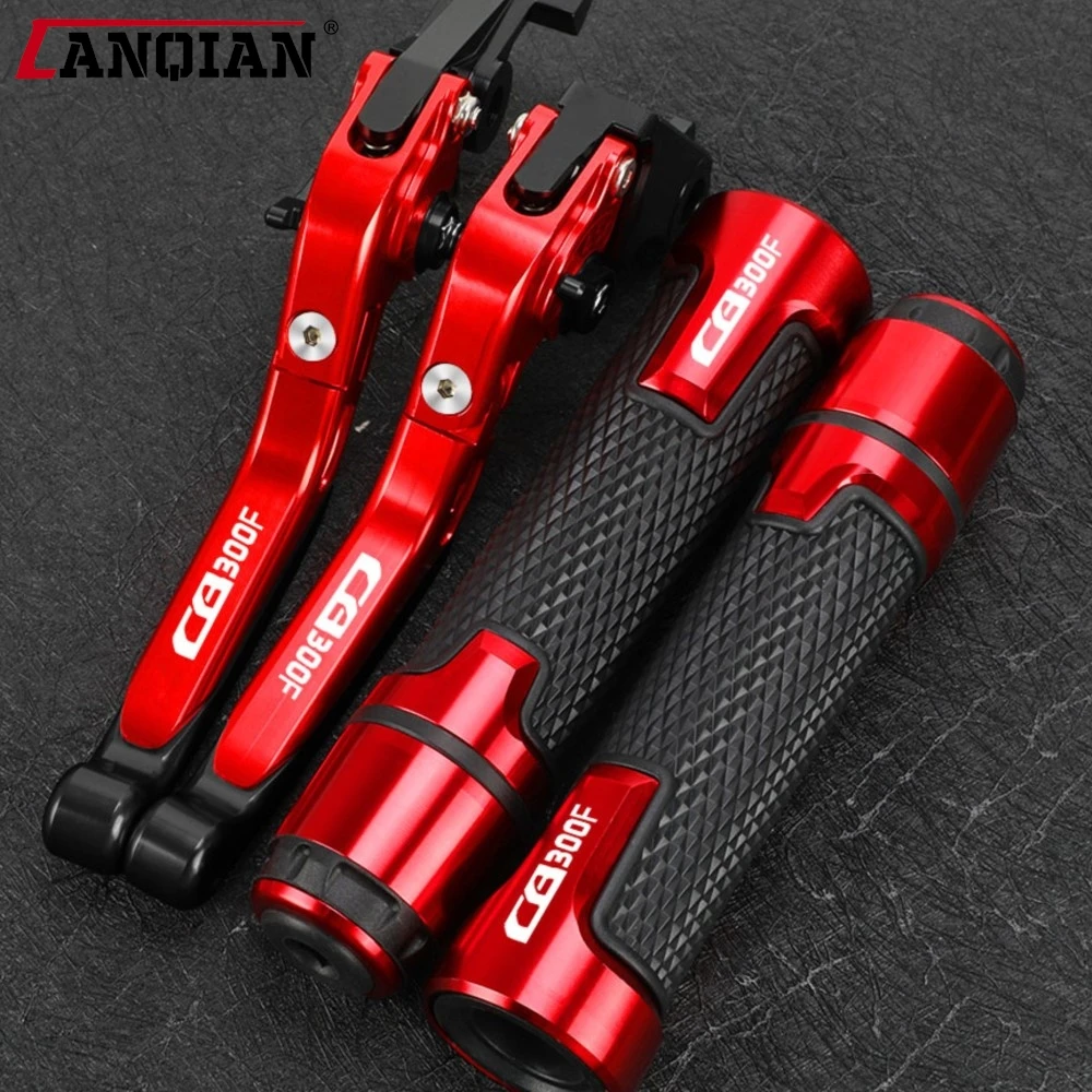 

Extendable Brake Clutch Levers Handlebar Grip Handles bar Hand Grips Motorcycle Accessories FOR HONDA CB300F 2015-2020 2019 2018