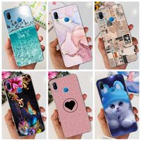 For Huawei P20 Lite Case ANE-LX1 ANE-LX2 Fashion Marble Pattern Transparent Silicone Soft TPU Back Cover For Huawei P20Lite Capa