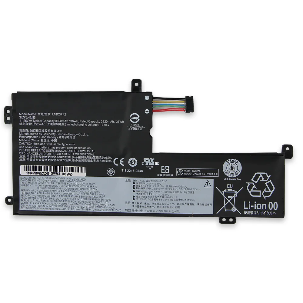 

Аккумулятор L18C3PF2 L18M3PF2 L18L3PF1 L18D3PF1 для Lenovo IdeaPad L340-15IW