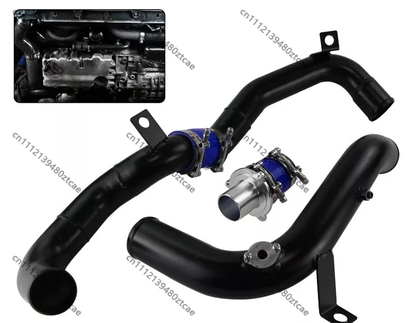 Turbo Intercooler Charge Pipe Kit, Intercooler Boost Hose Assembly, Car Modified Aftermarket Replacement Parts
