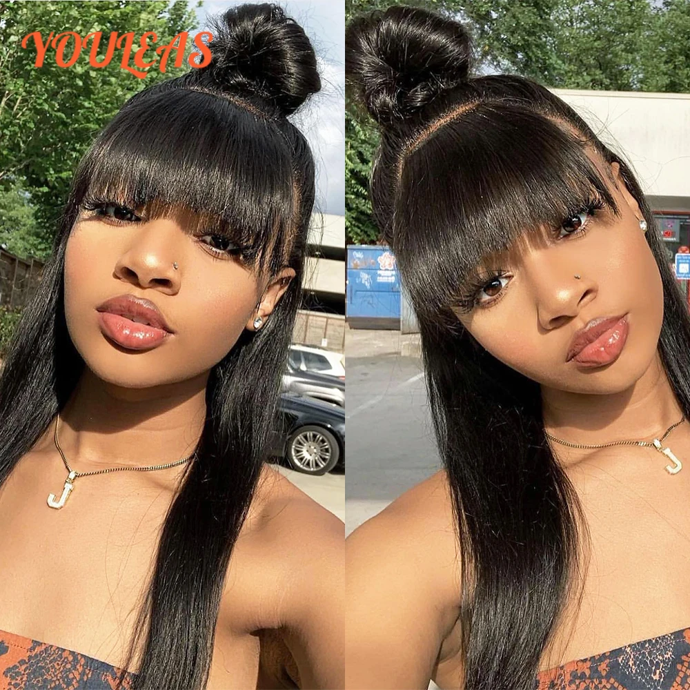 perruque-sans-colle-en-cheveux-humains-noirs-lisse-avec-frange-dentelle-transparente-13x6-pre-epilee-nœuds-blanchis-pour-femmes