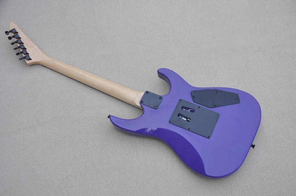 Left Handed Purple body Electric Guitar with Black Hardware,Rosewood Fretboard ,Provide customized service