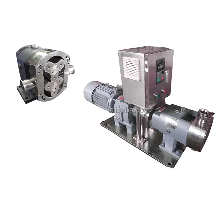 Factory Direct High Viscosity Rotary Lobe Pump | Stainless Steel Cream Shampoo Liquid Transport Pump Sanitary Grade