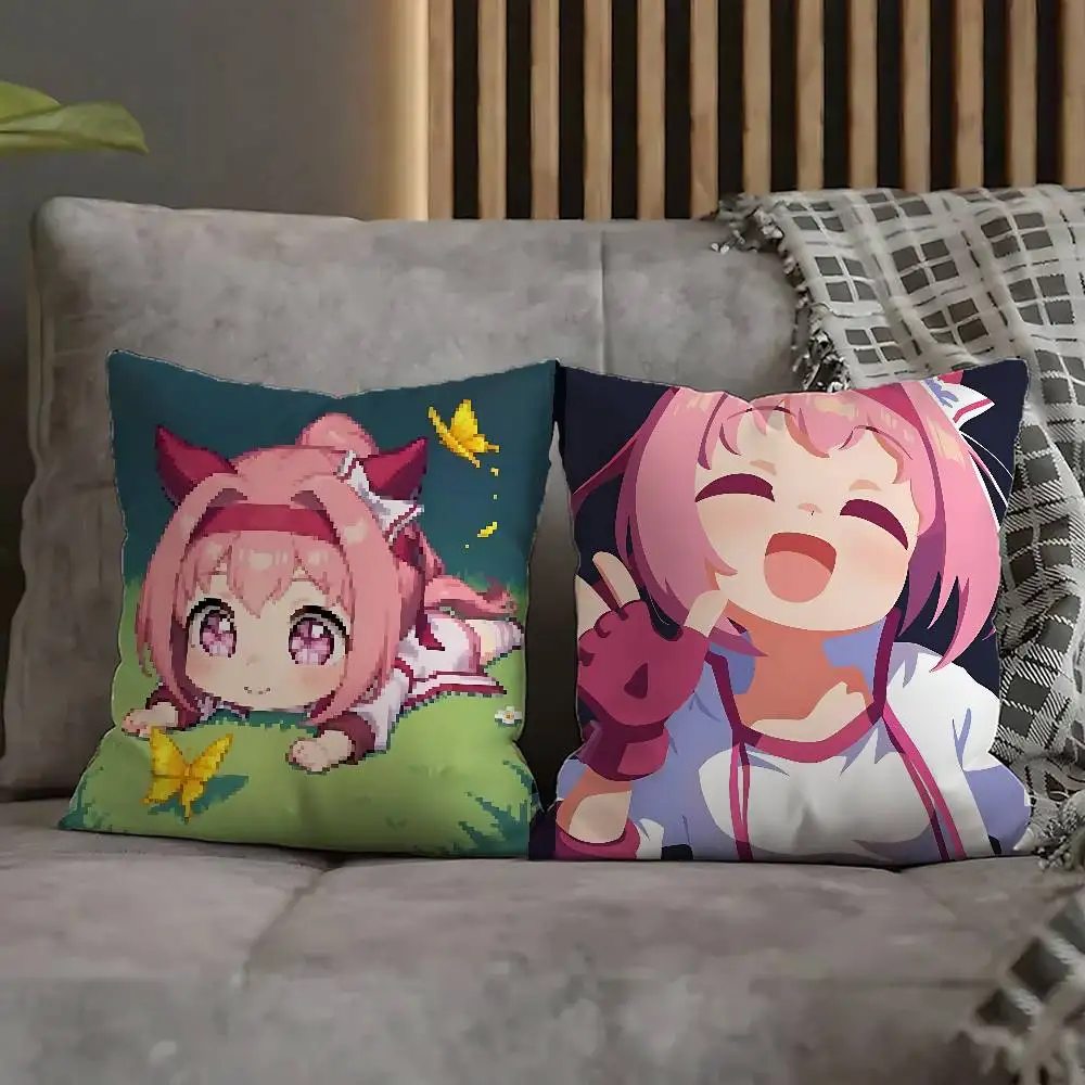 Haru Urara U-Umamusume Throw Pillow Case For 50x50cm 30x30cm 55x55cm 45x45cm 40x40cm Square Bed Pillowcase Cover