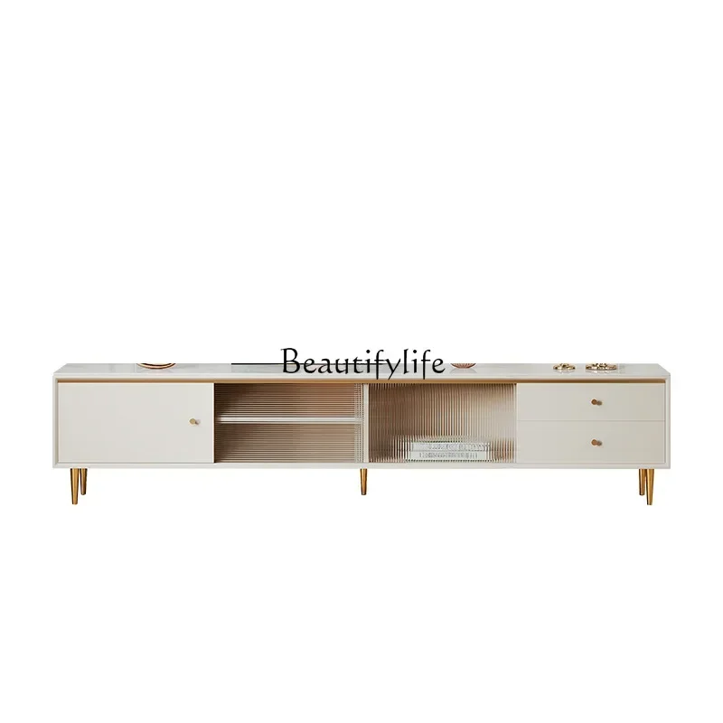

1PJ12PJ12French cream wind TV cabinet coffee table modern simple small apartment