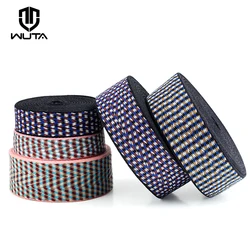WUTA 5 Meter Cotton Webbing Strap Mosaic Webbing For Clothing Repair Replace Belt Straps Purses DIY Craft Sewing Bag Accessories