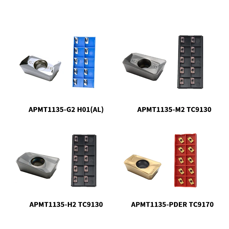 Q.Grt EAP300R High Precision Milling Tools Shank R0.8 CNC Machining Center Right Angle Shoulder APMT1135 Insert End Mill Cutter