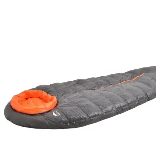 Sleeping Bag Wild Land Portable Outdoor Emergency Lightweight Mummy Winter Waterproof -20 Goose Down Cotton Polyester 10 Black