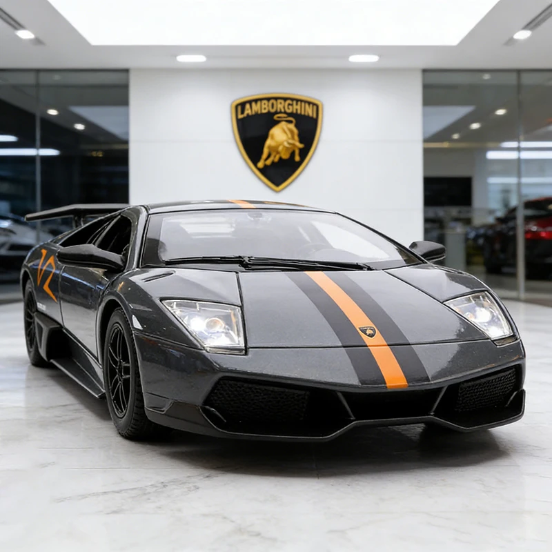 

Bburago 1:24 Lamborghini LP670-4 SV Alloy Car Diecasts & Toy Vehicles Car Model Miniature Scale Model Car Toys For Children