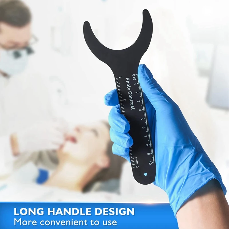 금속 사진 배경 보드 치과용 구강 내 사진 촬영, 6개입 치과 사진 배색 키트