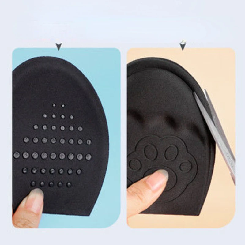 Shoe Inserts Big Size Change Small Toe Plug Sport Forefoot Pad Adjustment Men Women Anti-Slip Foot Protection Pad Insole Cushion