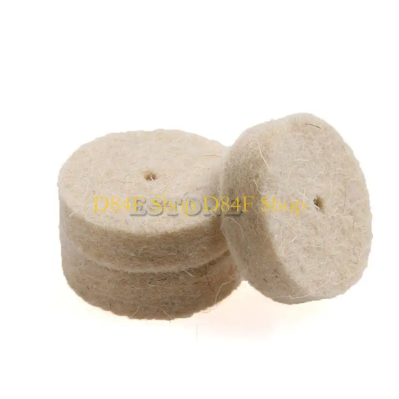 

D84F 35Pcs Soft Felt Polishing Buffing Burr Wheel For Rotary Tools 1/8"